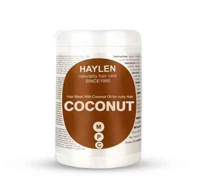 ماسک مو بدون سولفات نارگیل (COCONUT) هایلن (HAYLEN) حجم 1000 میل