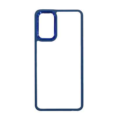 گارد دور سیلیکونی پشت شفاف برلیا Xiaomi Note 12 Pro 4G Clear Metal Case