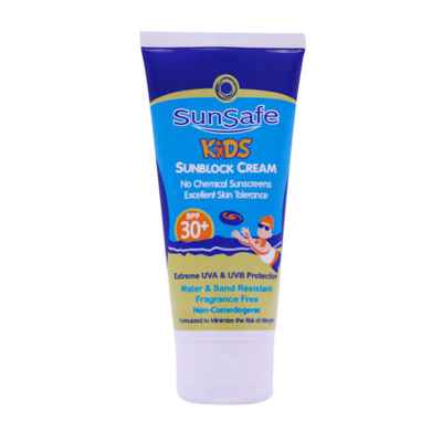 کرم ضد آفتاب کودکان SPF30 سان سیف 50 گرم