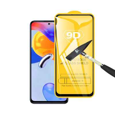 گلس صفحه نمایش شیائومی Xiaomi Note 11 Pro 9D Golden Glass Screen Protector