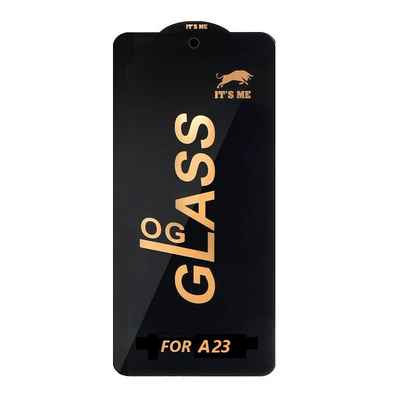 گلس فول صفحه نمایش سامسونگ Samsung Galaxy A23 OG Black 9D Glass