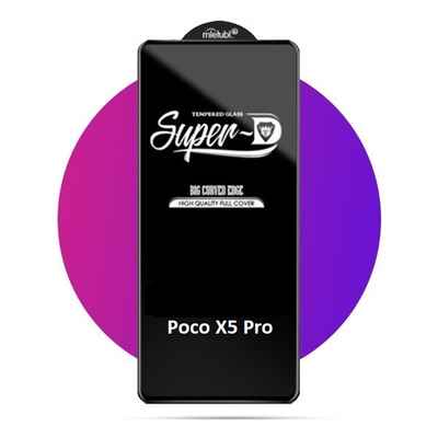 گلس فول صفحه نمایش پوکو Poco X5 Pro Anti Fall Super-D Glass