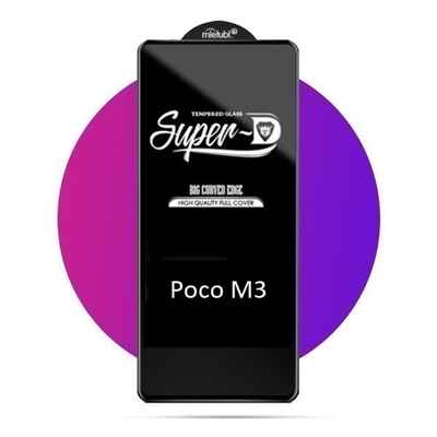 گلس فول صفحه نمایش گوشی Xiaomi Poco M3 Super-D Glass