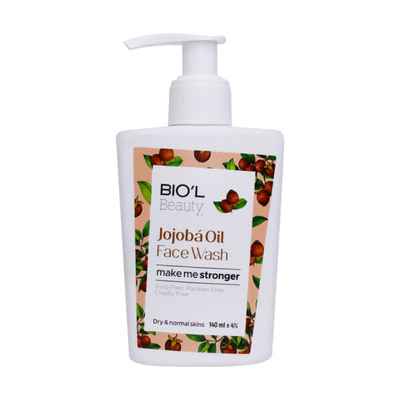 کرم ژل شستشوی صورت بیول مدل Jojoba Oil مناسب پوست‌ خشک و نرمال