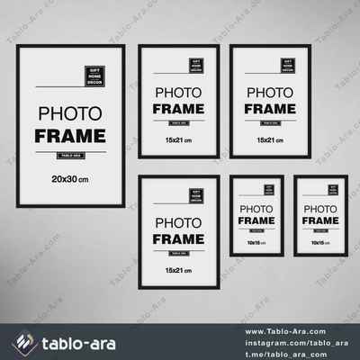 ست 6 عددی قاب عکس