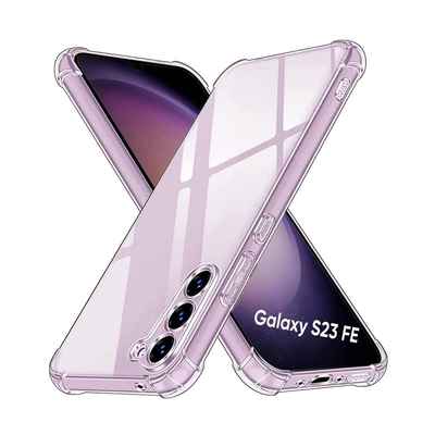 گارد شفاف محافظ لنز‌دار سامسونگ Galaxy S23 FE Transparent Clear Case