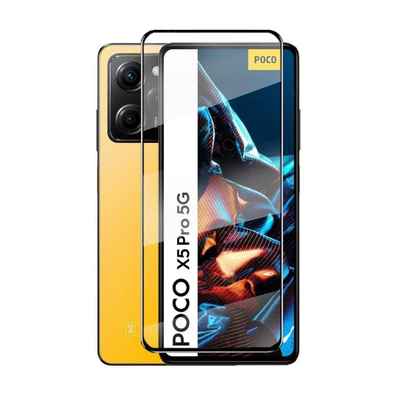 گلس صفحه نمایش شیشه ای پوکو Poco X5 Pro 9D Golden Glass