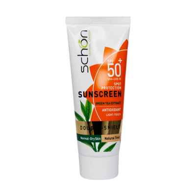 کرم ضد آفتاب دابل شیلد SPF50 شون مناسب پوست خشک تا نرمال 50 میلی لیتر