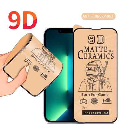 گلس سرامیکی مات آیفون iPhone 13 Matte Ceramic Glass 100D