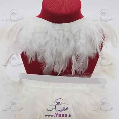 پر خروسی متری سفید شیری