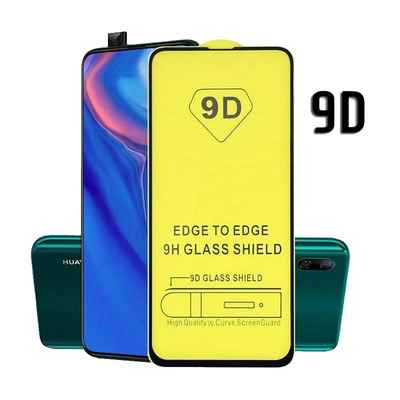 گلس صفحه نمایش شیشه‌ای هواوی Huawei Y9 Prim 2019 9D Golden Glass