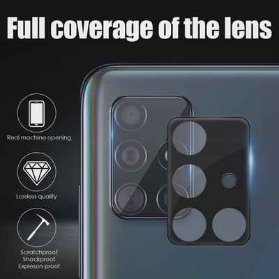 گلس لنز فول سامسونگ Galaxy A51 Ultimate Premium 3D Lens Protector