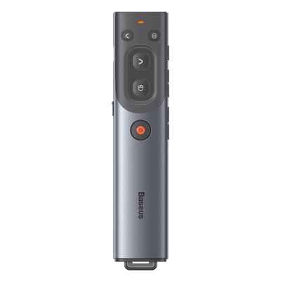 پوینتر و پرزنتر شارژی بیسوس Baseus Red Laser Wireless Multimedia Presenter WKCD020013