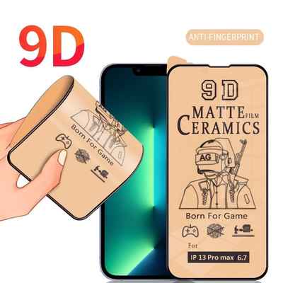 گلس سرامیکی مات آیفون iPhone 13 Pro Max Matte Ceramic Glass 100D