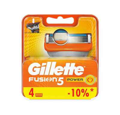 تیغ یدک ژیلت مدل 5 Gillette Fusion بسته 4 عددی