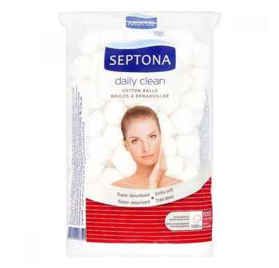 پنبه آرایشی سپتونا مدل extra soft بسته 100 عددی