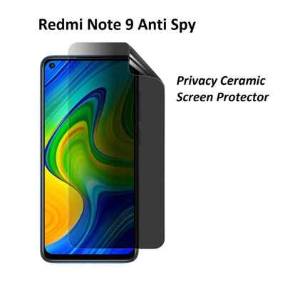 محافظ سرامیکی پرایوسی Xiaomi Note 9 Privacy Ceramic Film