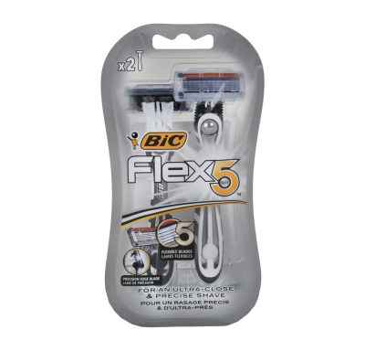 خود تراش بیک مدل Flex 5 بسته 2 عددی