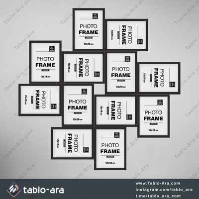 ست 12 عددی قاب عکس طرح خورشیدی